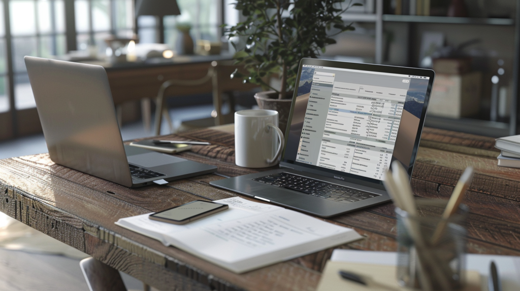 analiza inwestora praca przy komputerze