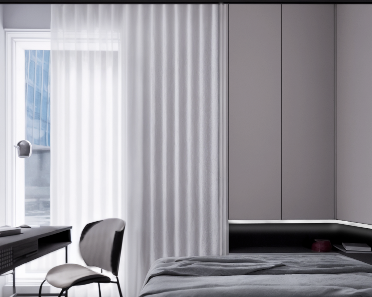 WIZUALIZACJA NR 3 SYPIALNIA Z BIUREM