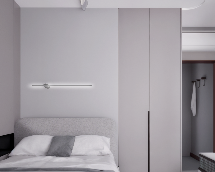 WIZUALIZACJA NR 4 SYPIALNIA Z BIUREM